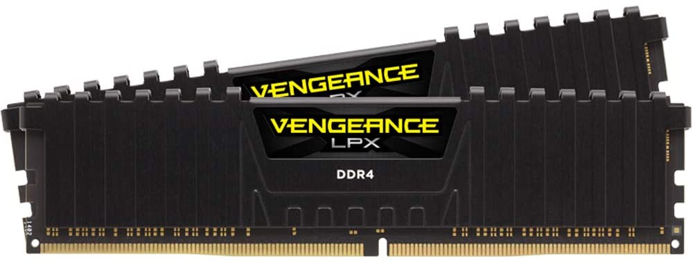 Corsair Vengeance LPX Módulo de Memoria de Alto Rendimiento, 16GB ,2 x 8GB DDR4 3000MHz XMP 2.0 C16, Negro